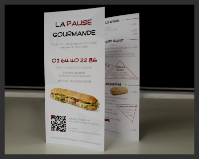 plaquette La Pause Gourmande